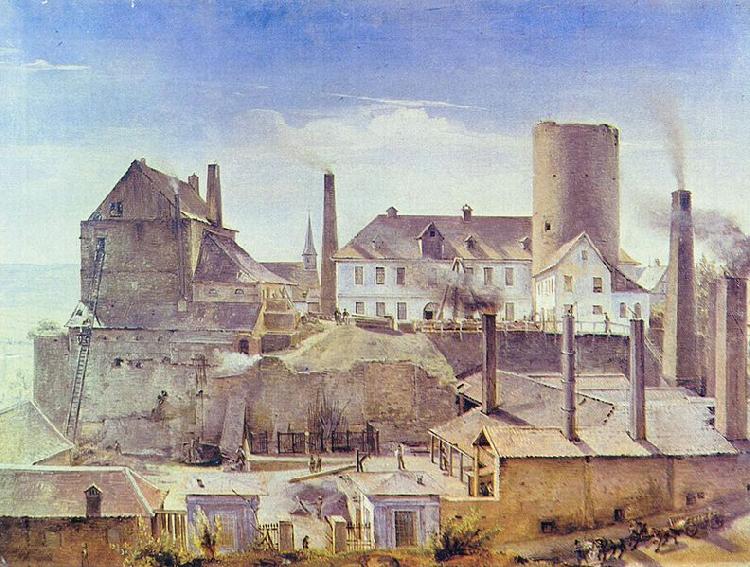 Alfred Rethel auf Burg Wetter oil painting image